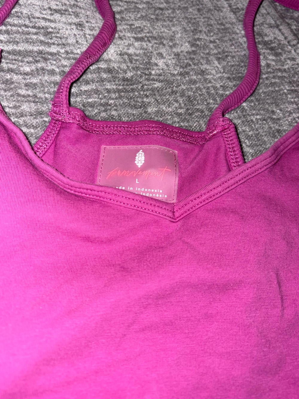 NEW Free People x FP Movement Hot Shot Onesie in Magenta - Picture 6 of 9